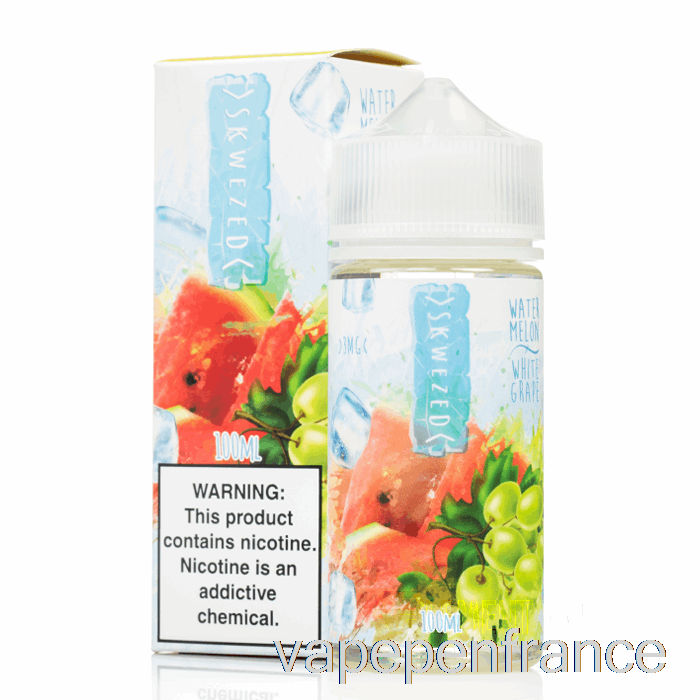 Pastèque Glacée Raisin Blanc - Skwezed - 100 Ml 0 Mg Stylo Vape